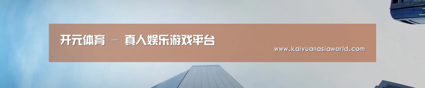 开元体育 - 真人娱乐游戏平台